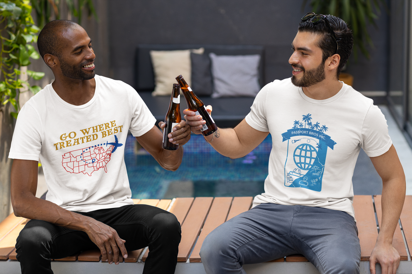 Go where treated best T-shirt