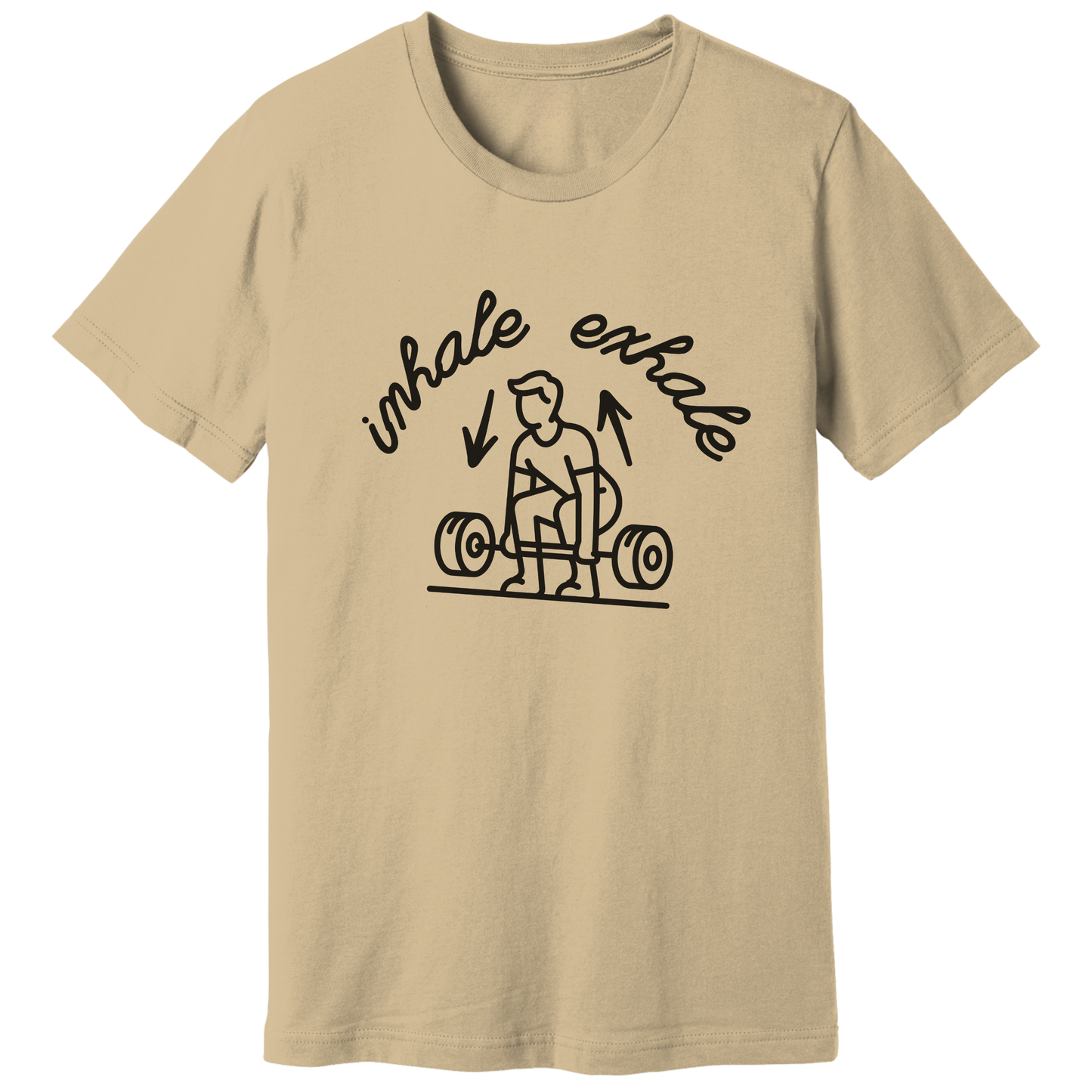 Inhale exhale lifting T-shirt