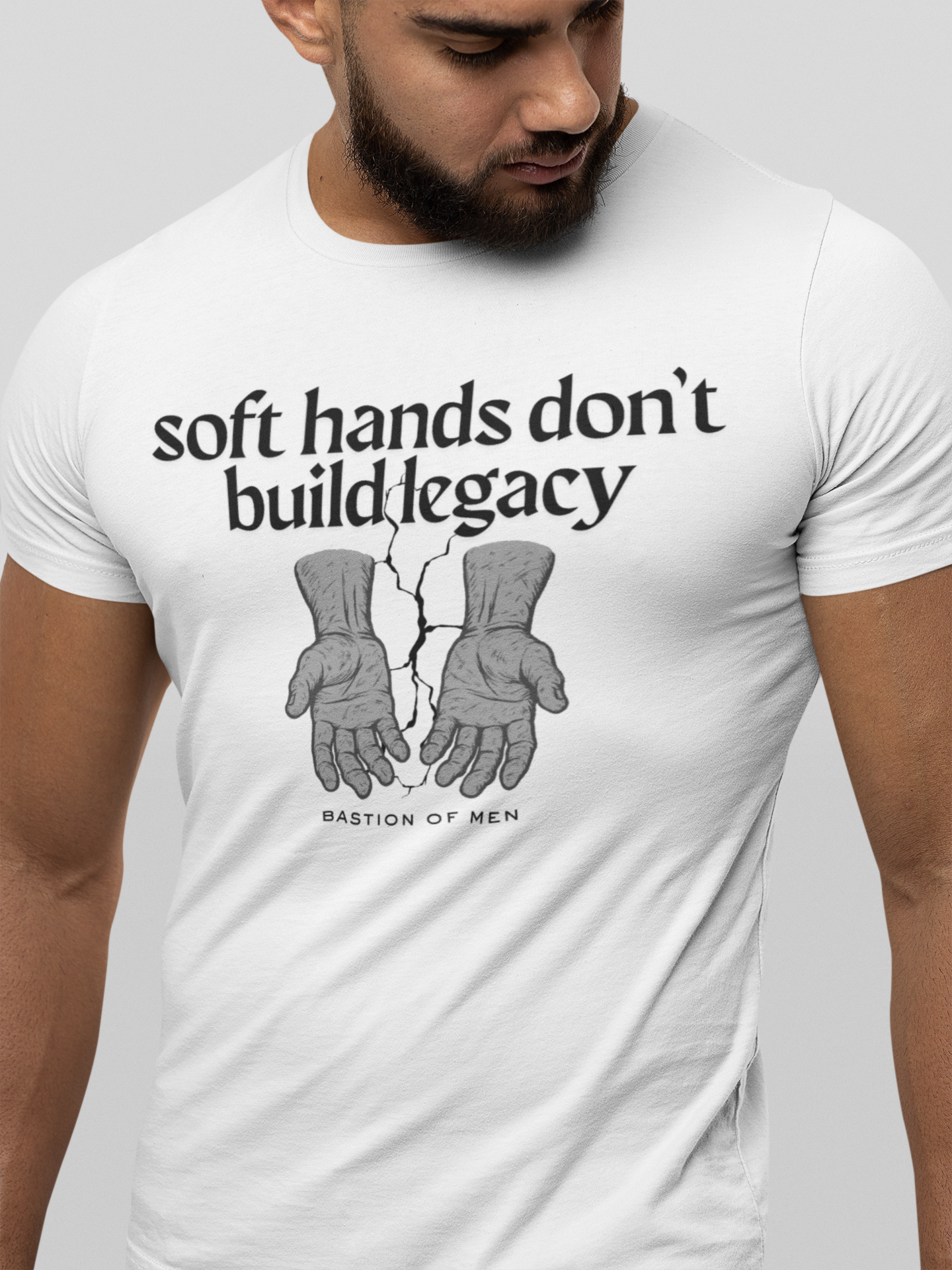 Soft hands don't build legacy T-shirt