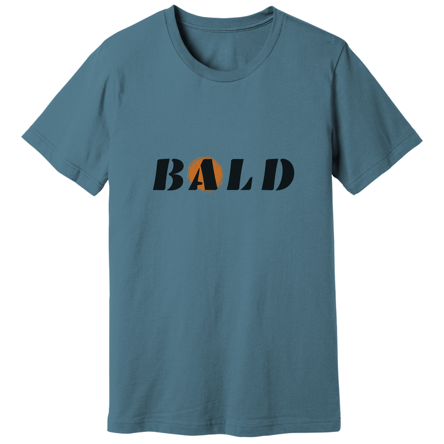 Bold, bald T-shirt