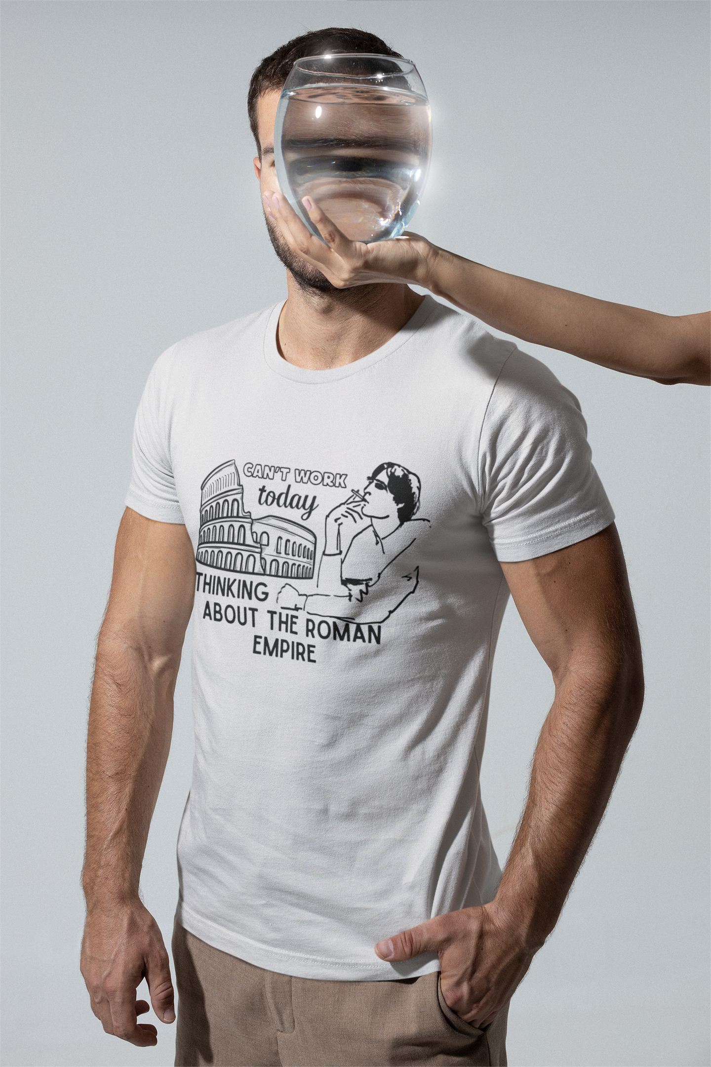 Thinking about Roman Empire T-shirt