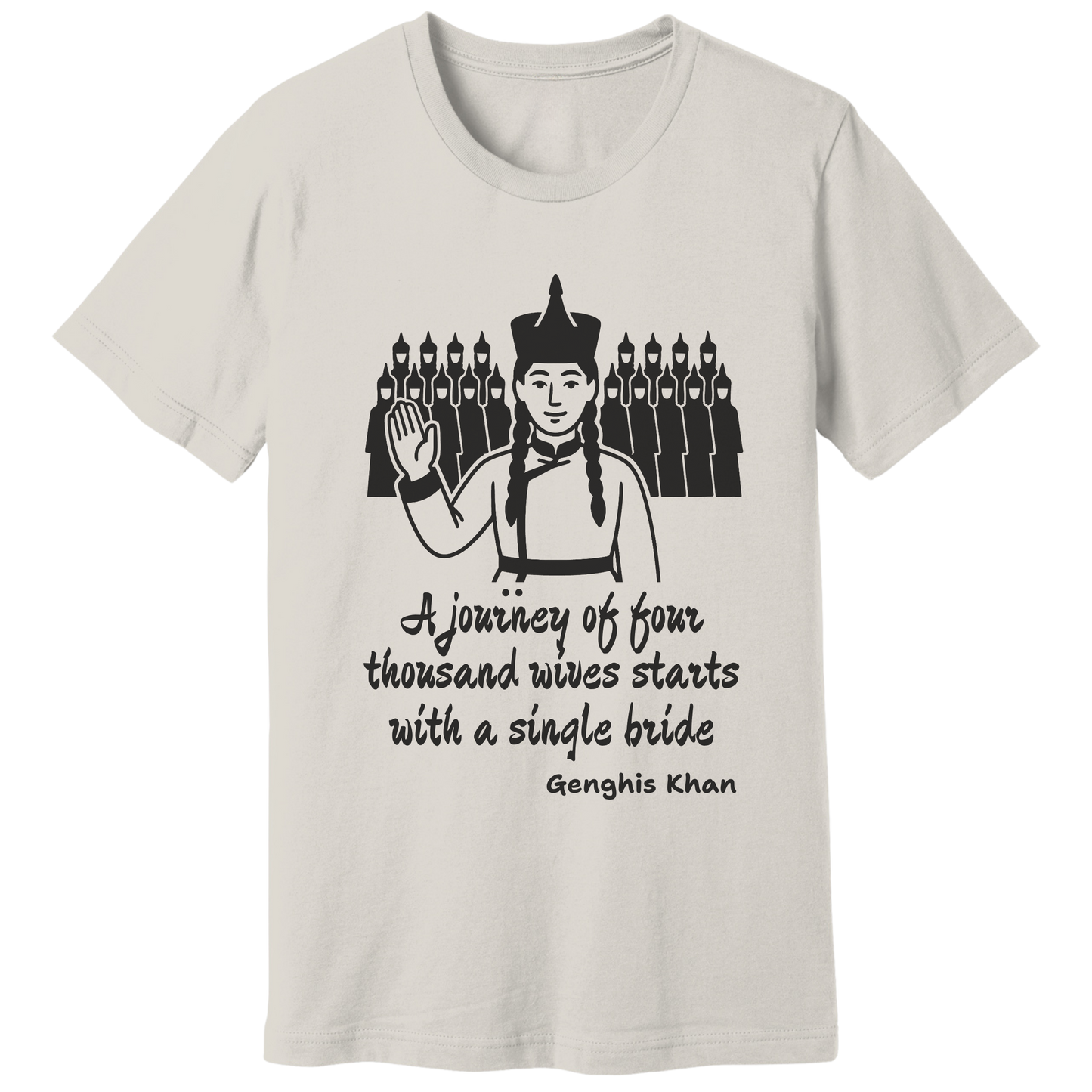 Genghis Khan quote, v2 - T-shirt