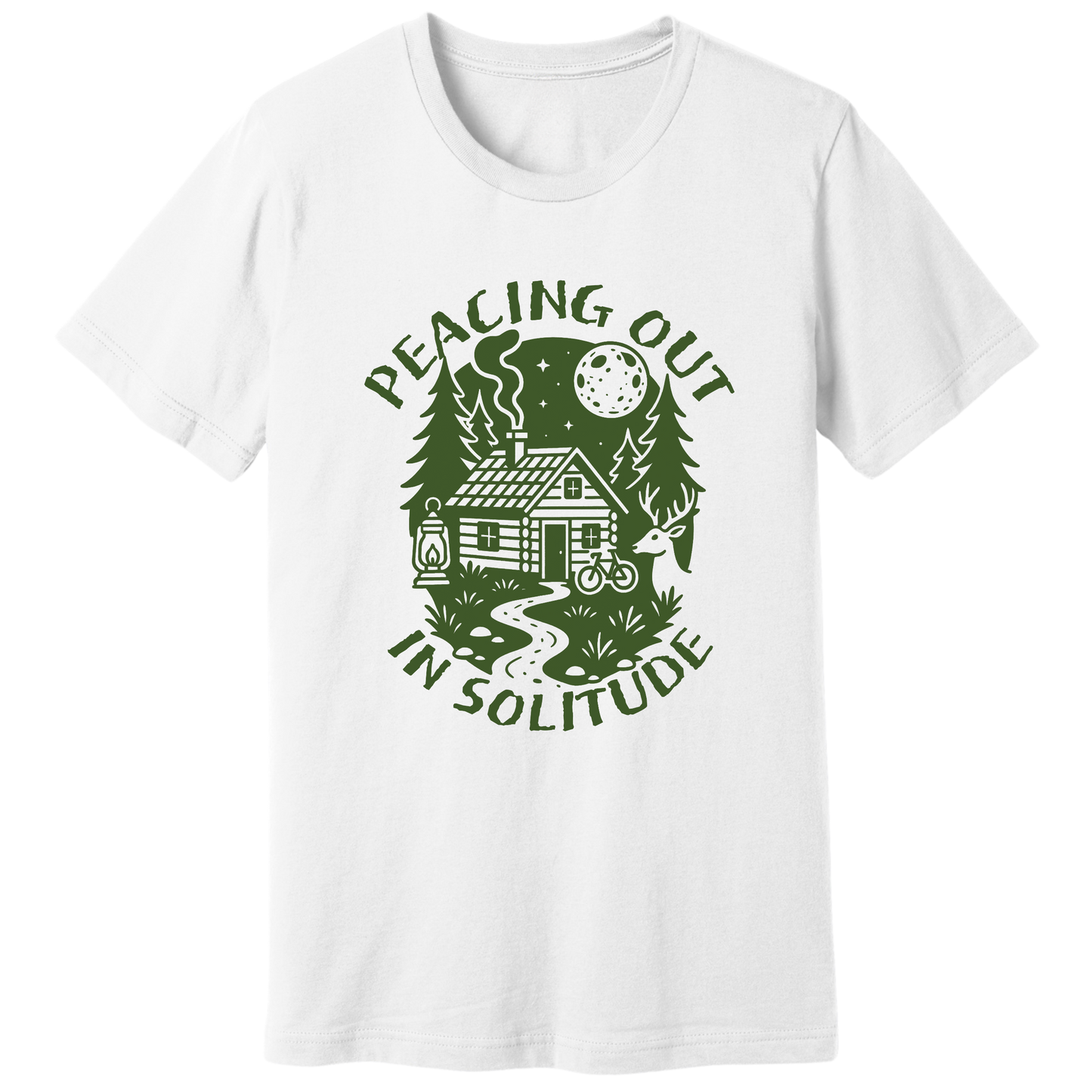 Peacing out in solitude T-shirt