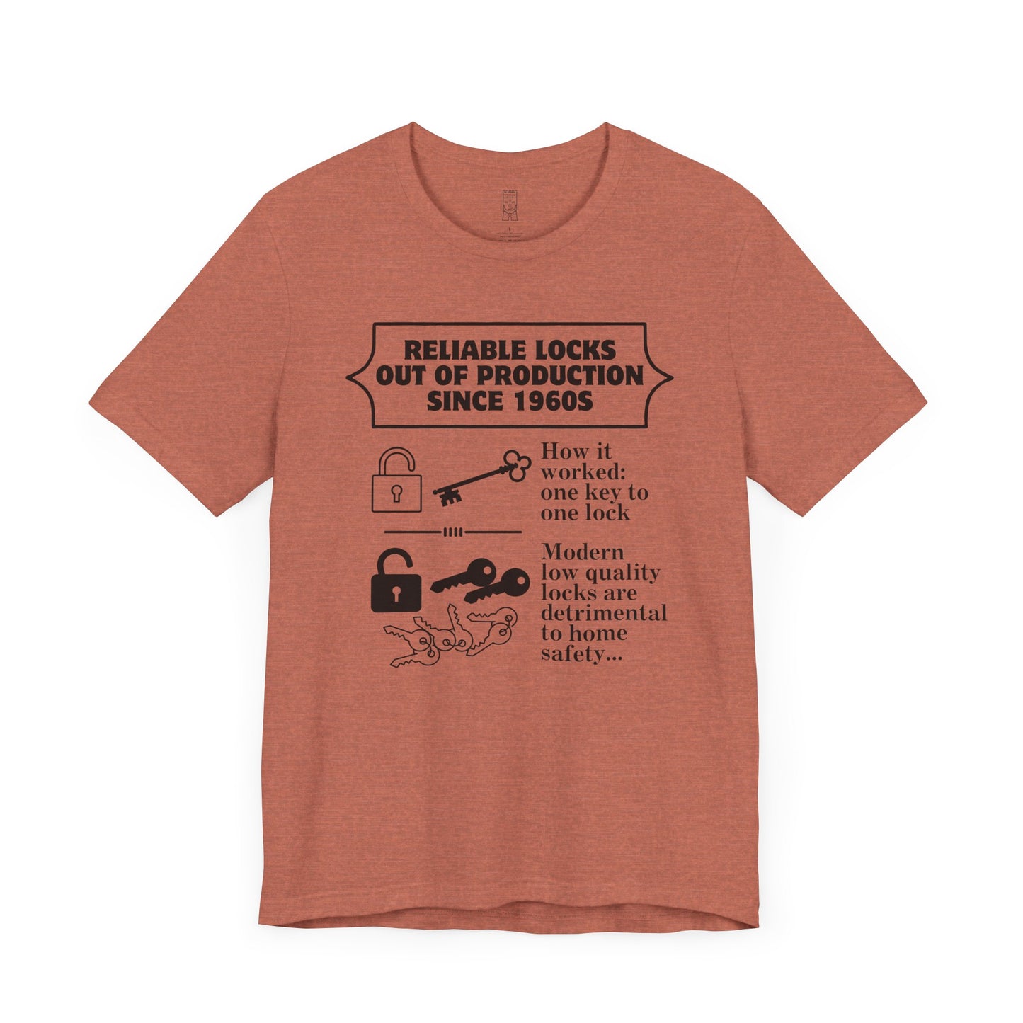 One key to one lock T-shirt