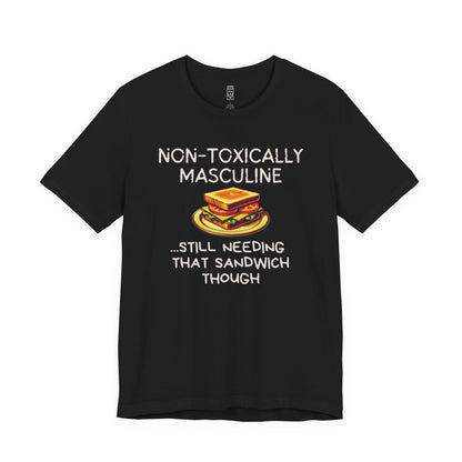 Non-toxically masculine T-shirt