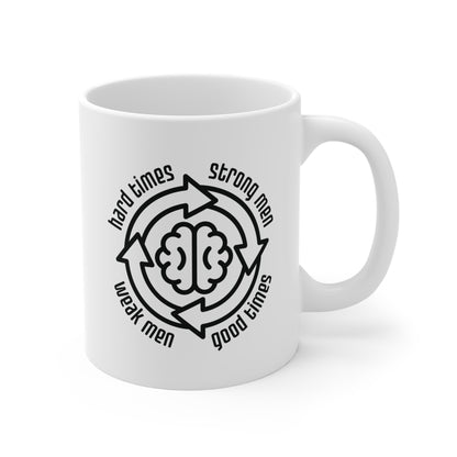 Strong men weak men cycle - Mug