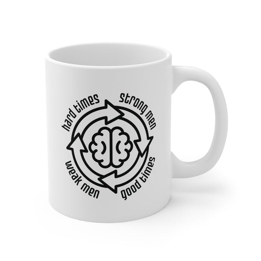 Strong men weak men cycle - Mug