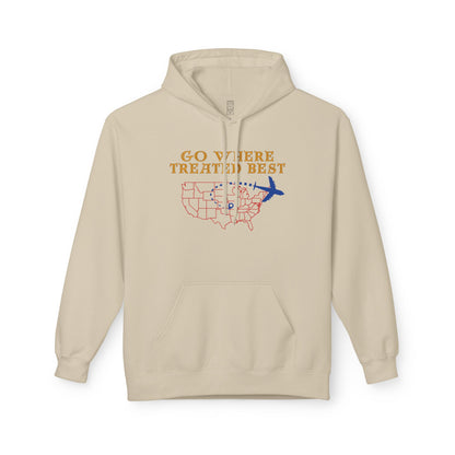Go where treated best Hoodie