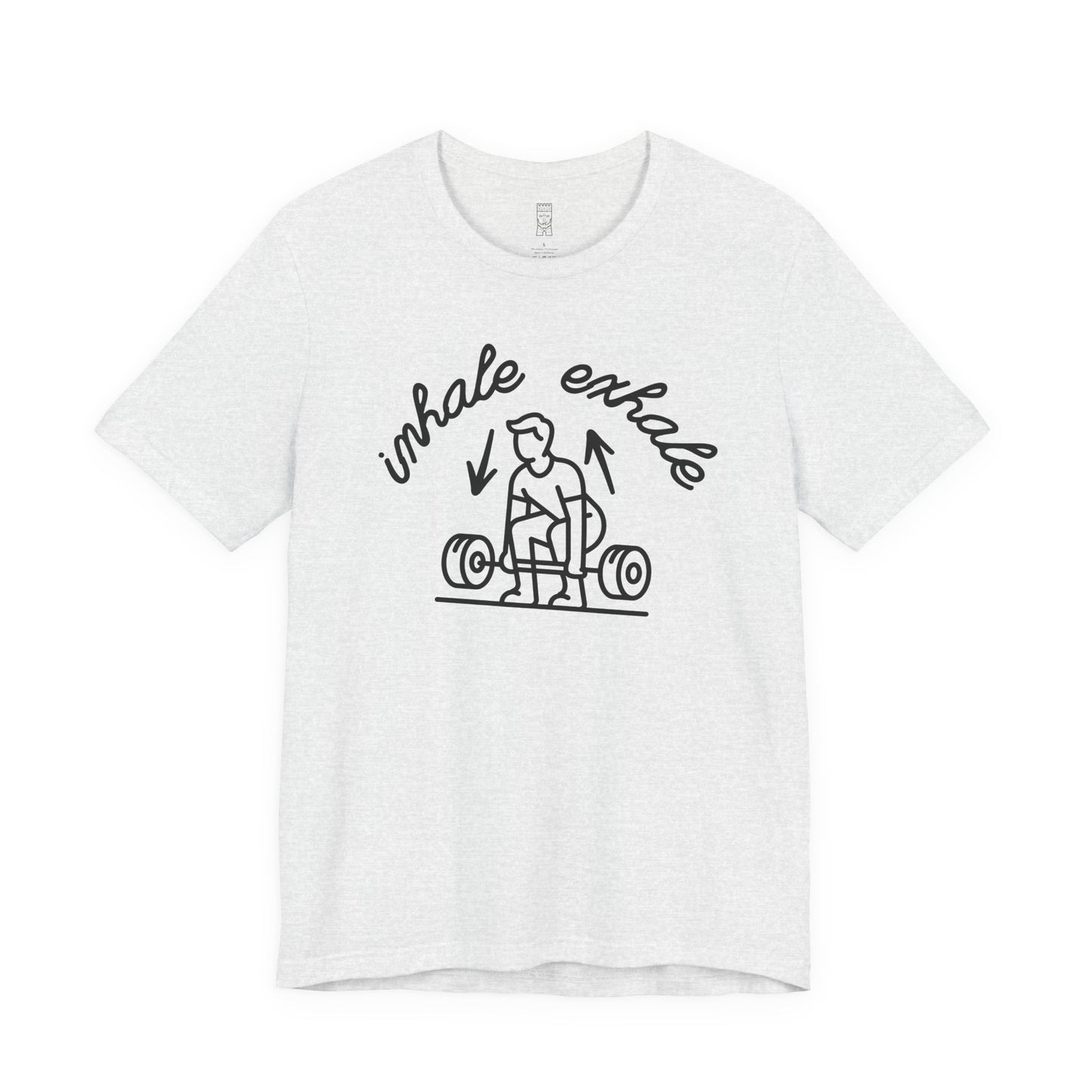 Inhale exhale lifting T-shirt