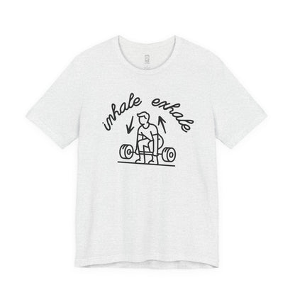 Inhale exhale lifting T-shirt