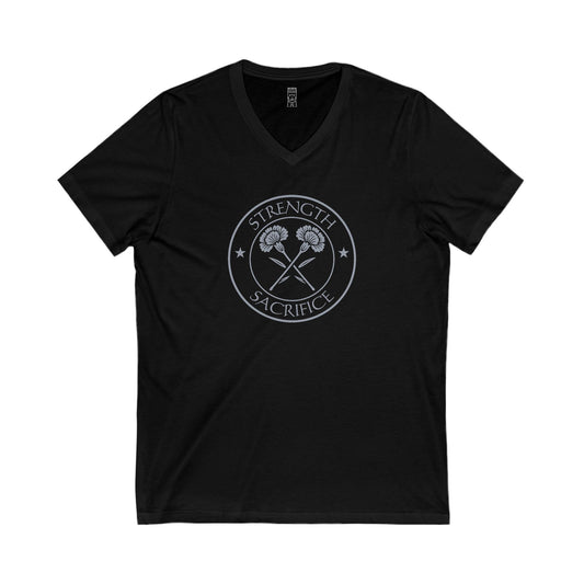 Carnation V-neck T-shirt