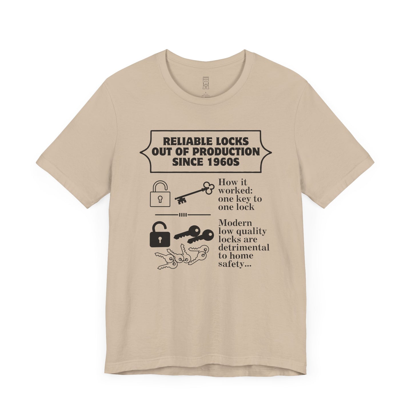 One key to one lock T-shirt