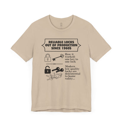 One key to one lock T-shirt