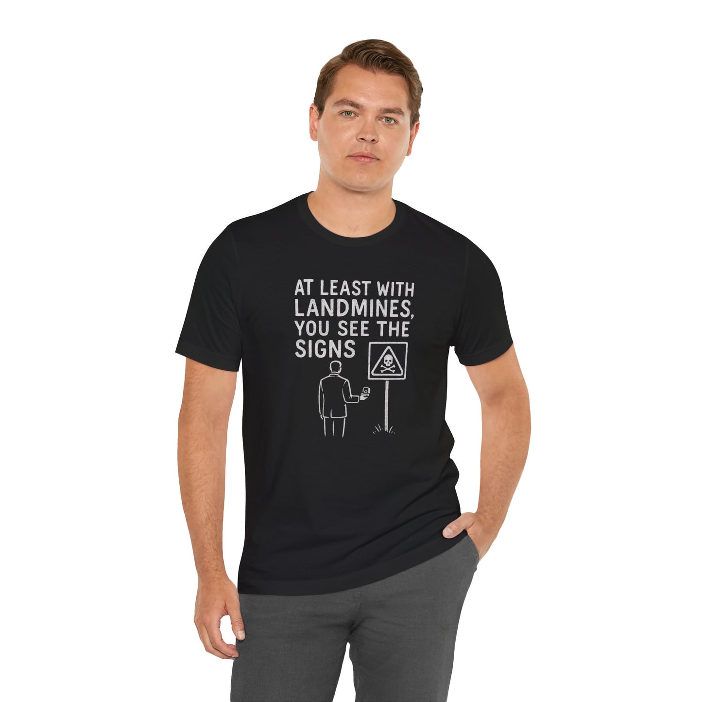 Marriage vs. minefields T-shirt