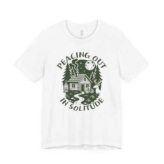 Peacing out in solitude T-shirt