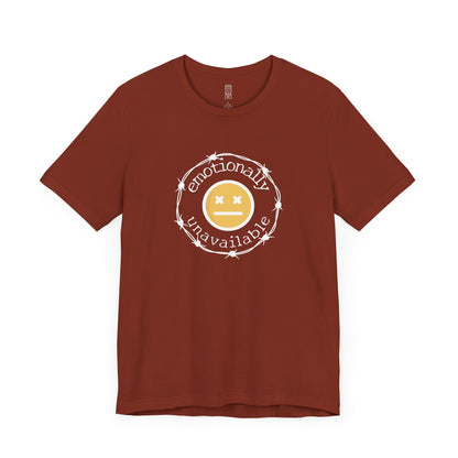 Emotionally unavailable emoji T-shirt