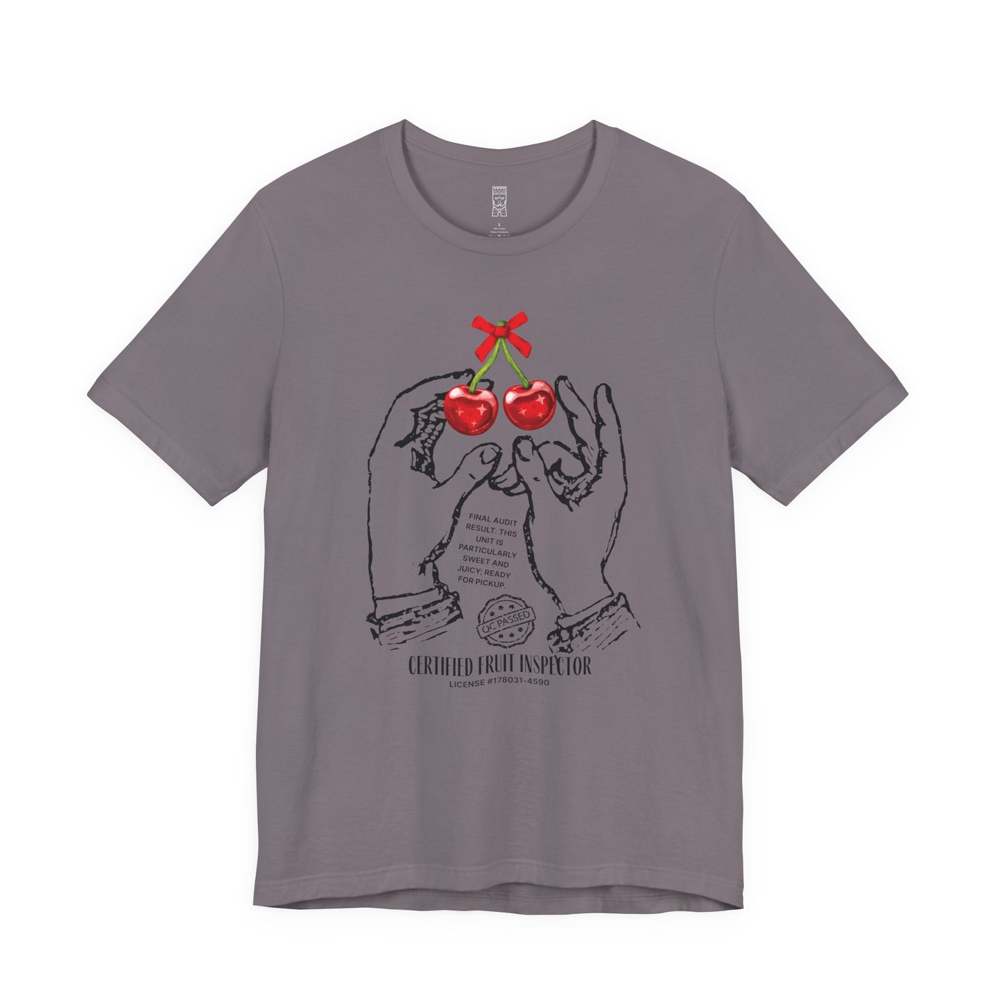 Cherries, certified fruit inspector - T-shirt