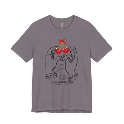 Cherries, certified fruit inspector - T-shirt
