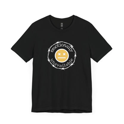 Emotionally unavailable emoji T-shirt
