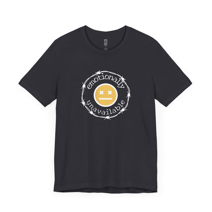 Emotionally unavailable emoji T-shirt