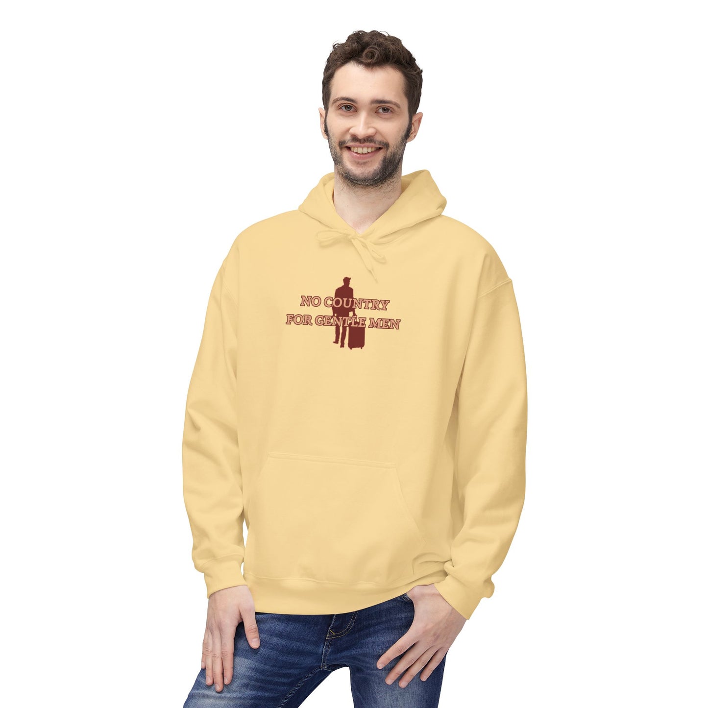 No country for gentle men Hoodie