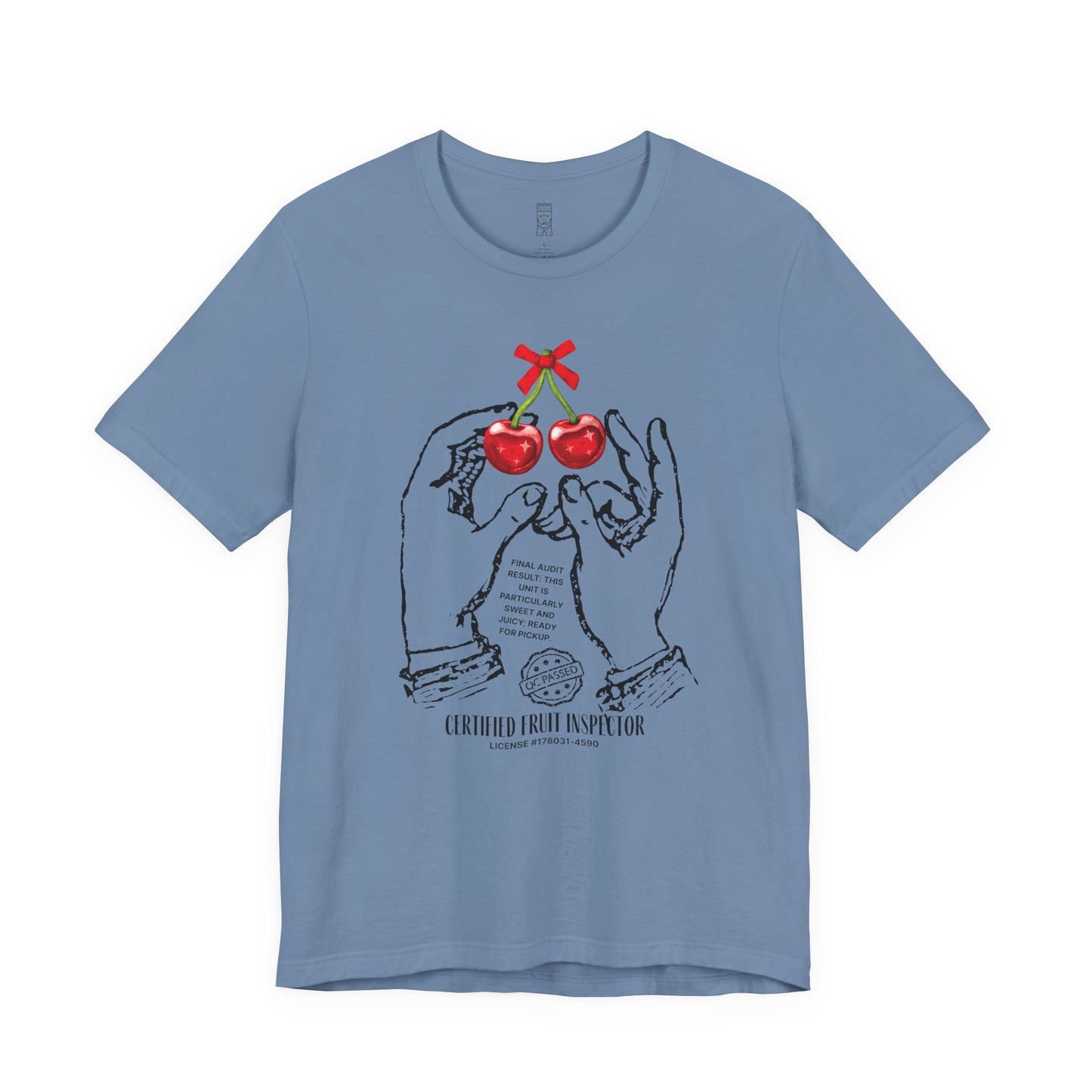 Cherries, certified fruit inspector - T-shirt
