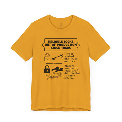 One key to one lock T-shirt