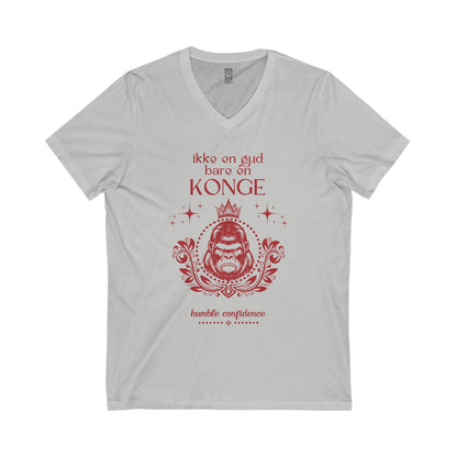 Not God just a King, in Norwegian - V-neck T-shirt