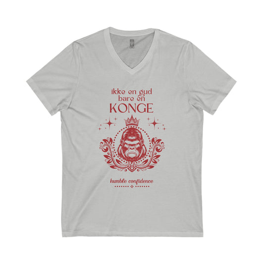 Not God just a King, in Norwegian - V-neck T-shirt
