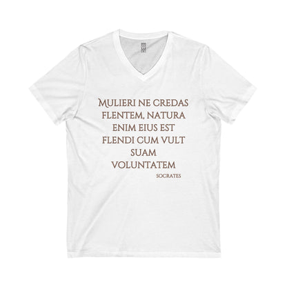 Socrates quote V-neck T-shirt