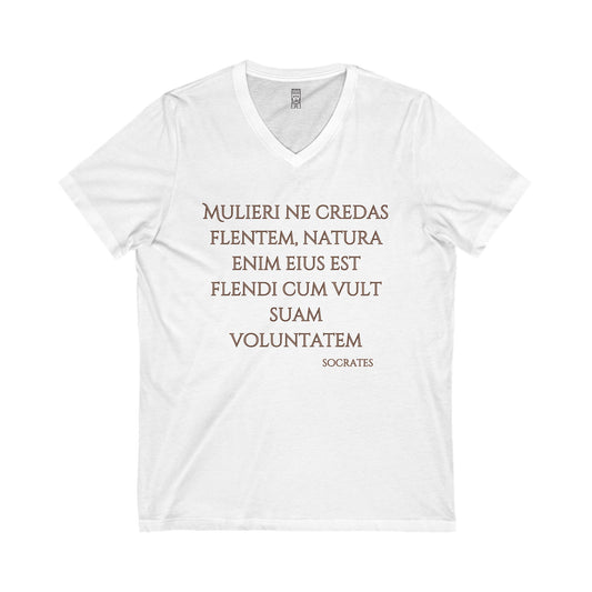 Socrates quote V-neck T-shirt