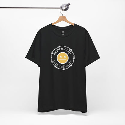 Emotionally unavailable emoji T-shirt