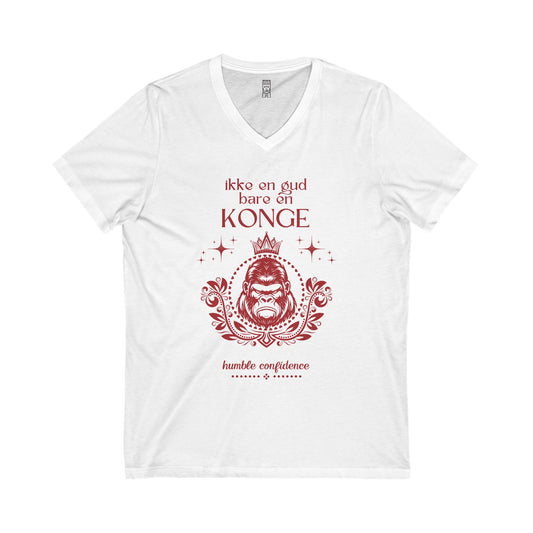 Not God just a King, in Norwegian - V-neck T-shirt