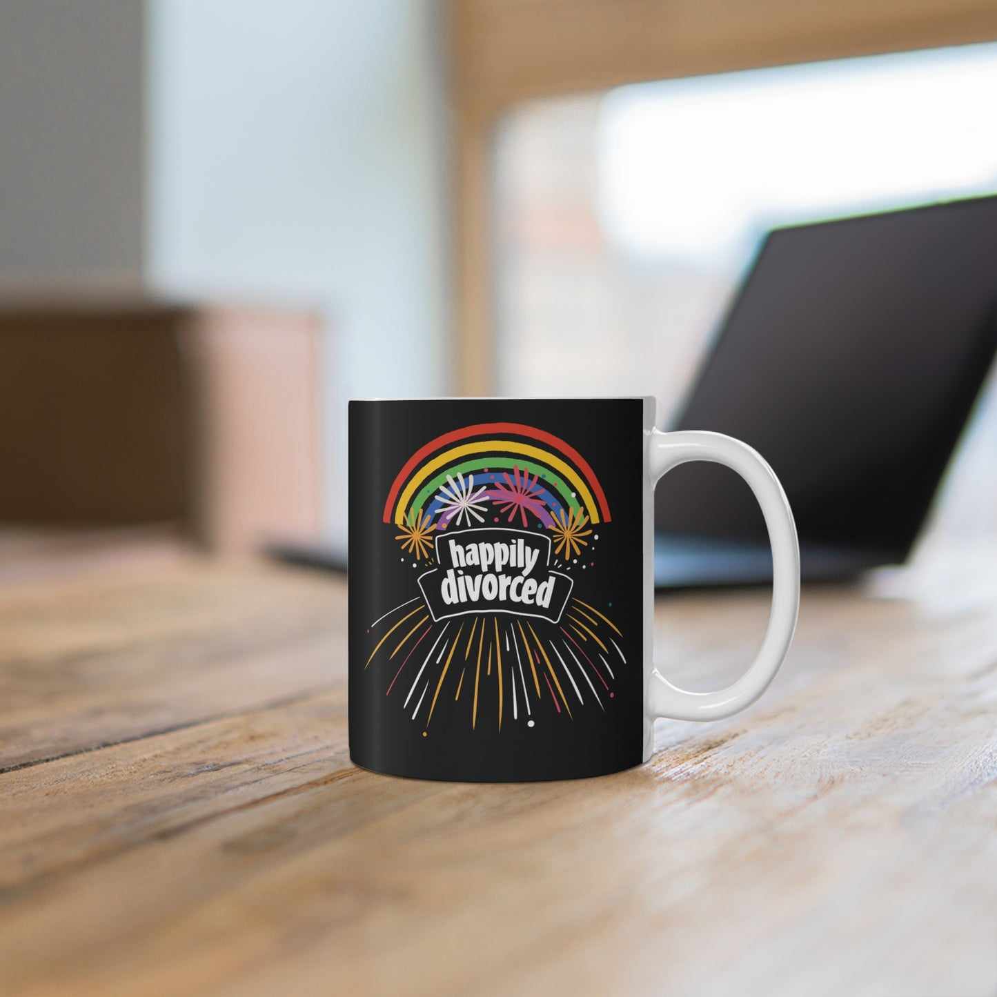 Happily divorced mug