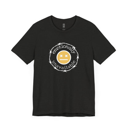 Emotionally unavailable emoji T-shirt