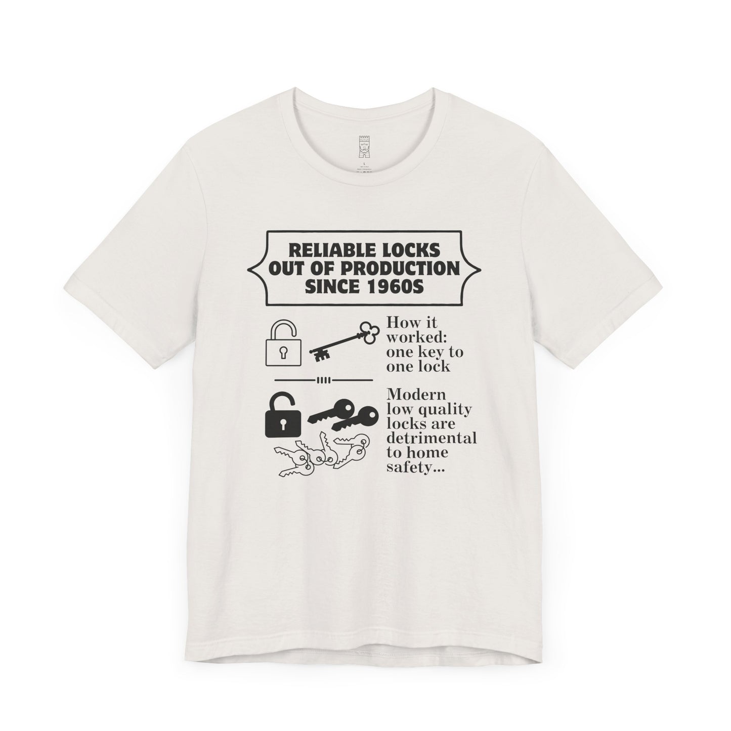 One key to one lock T-shirt