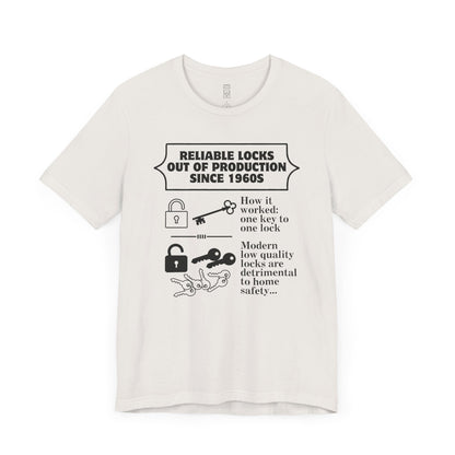 One key to one lock T-shirt