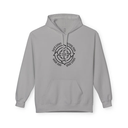 Strong men weak men cycle Hoodie
