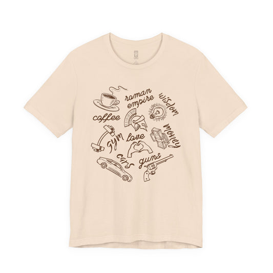 Man's favorites T-shirt