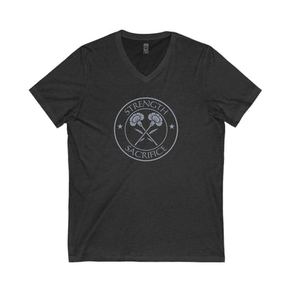 Carnation V-neck T-shirt
