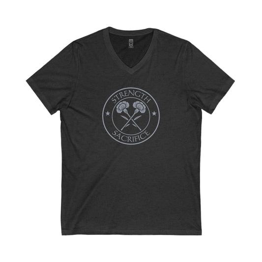 Carnation V-neck T-shirt
