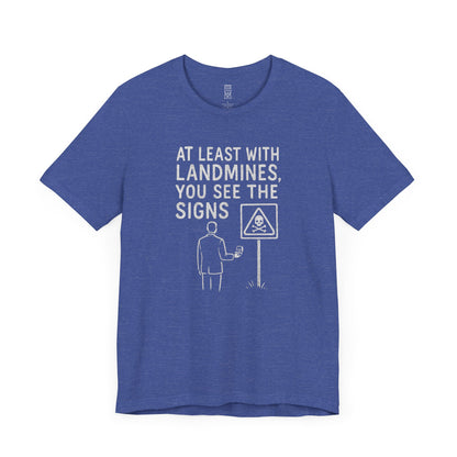 Marriage vs. minefields T-shirt