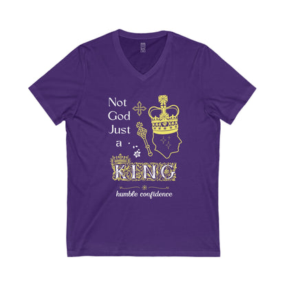 Not God just a King V-neck T-shirt