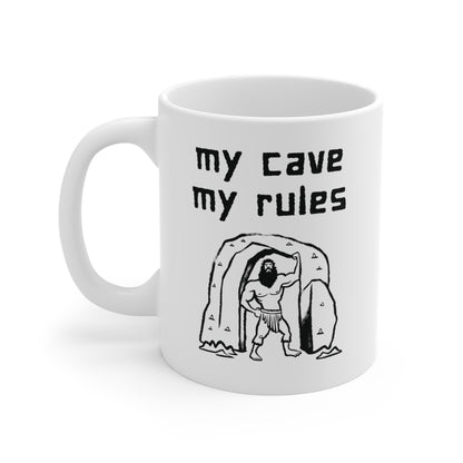 My cave my rules Mug
