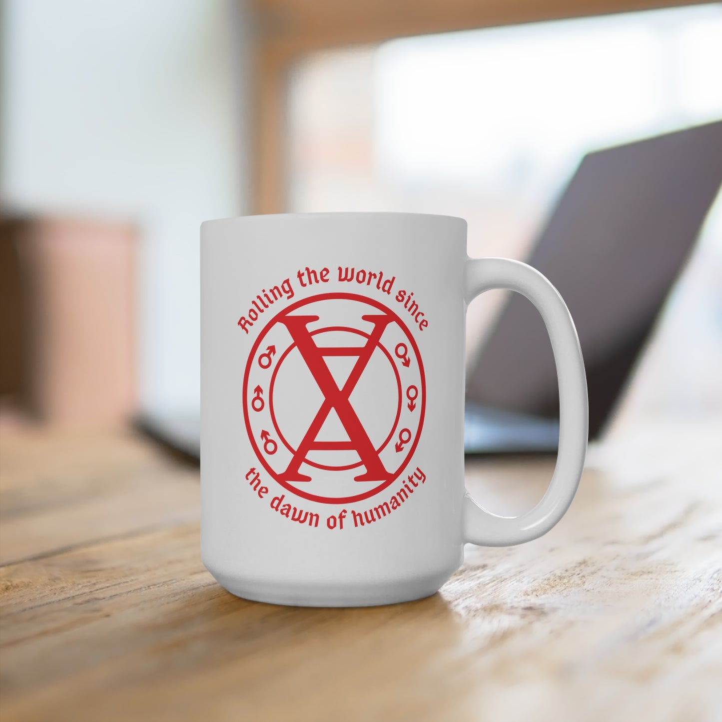 Rolling the world Mug