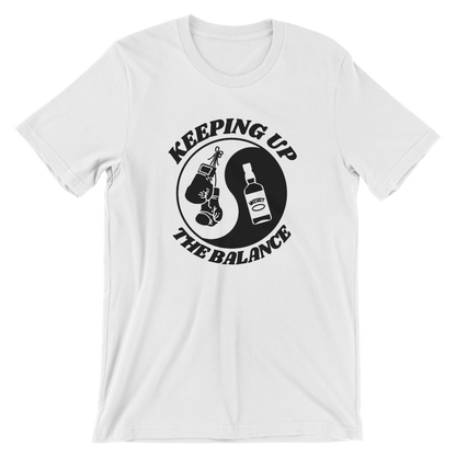 Ying yang, boxing and whiskey - T-shirt