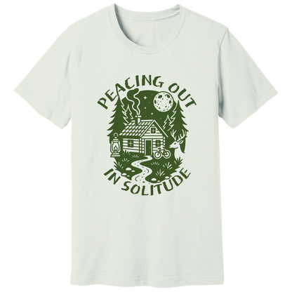 Peacing out in solitude T-shirt