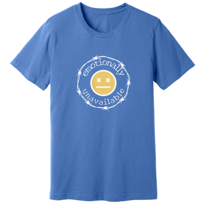 Emotionally unavailable emoji T-shirt