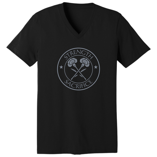 Carnation V-neck T-shirt
