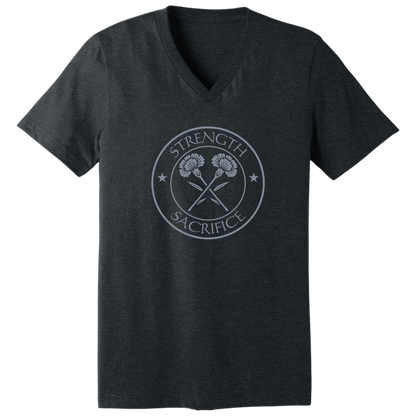 Carnation V-neck T-shirt